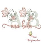 Matriz de Bordado - Nome Ana Bela