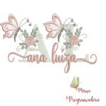 Matriz de Bordado - Nome Ana Luíza