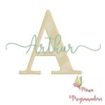 Matriz de bordado - Arthur