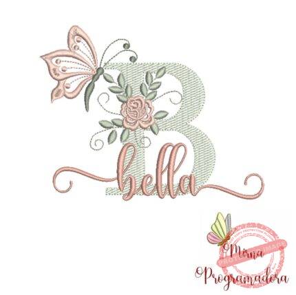 Matriz de Bordado - Nome Bella