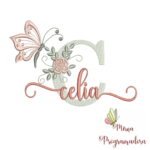 Matriz de Bordado - Nome Celia