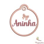 Matriz de Bordado Chaveirinho Aninha