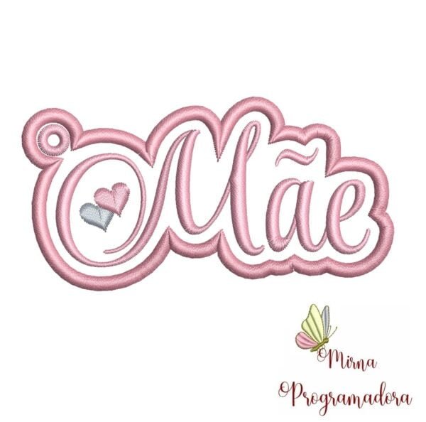 Matriz de Bordado Chaveirinhos Dia das Mães - Imagem 2