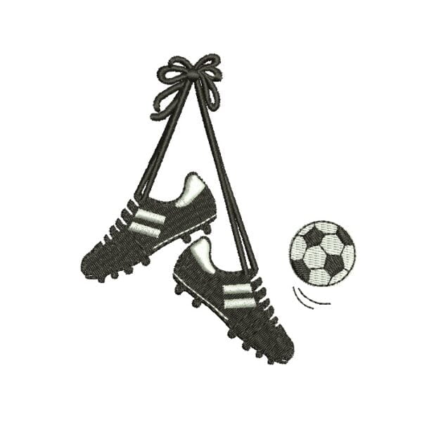Matriz de Bordado Alfabeto Chuteira Bola - Image 4