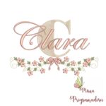 Matriz de Bordado 125 Nomes Flores - Imagem 4