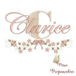 Matriz de Bordado 125 Nomes Flores - Imagem 3