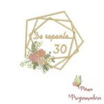 Matriz de Bordado - Moldura Derepente 30