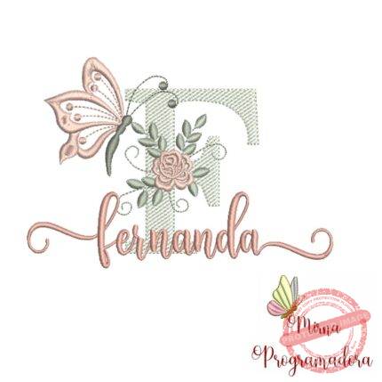 Matriz de Bordado - Nome Fernanda