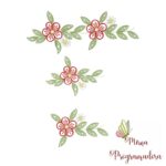Matriz de Bordado Flores