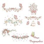 Matrizes de Bordados Coleção Florzinhas
