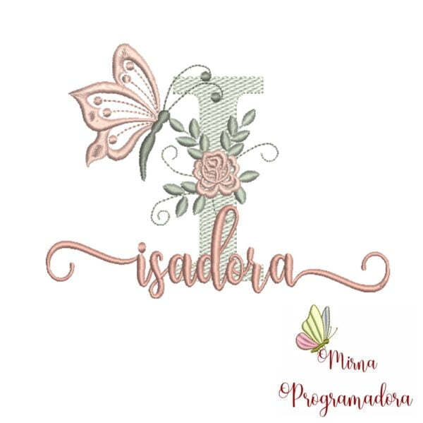 Matriz de Bordado - Nome Isadora