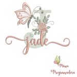Matriz de Bordado - Nome Jade