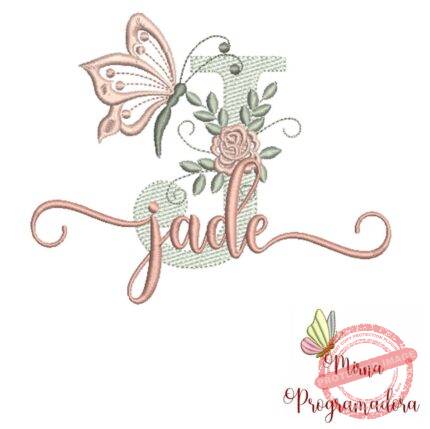 Matriz de Bordado - Nome Jade