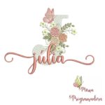 Matriz de Bordado - Júlia