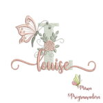 Matriz de Bordado - Nome Louise