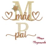 Matriz de Bordado - Mãe e Pai