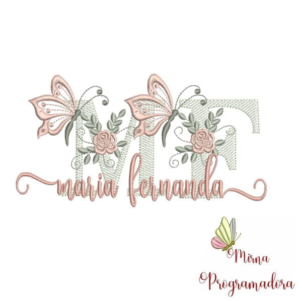 Matriz de Bordado - Nome Maria Fernanda