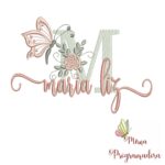 Matriz de Bordado - Nome Maria Liz