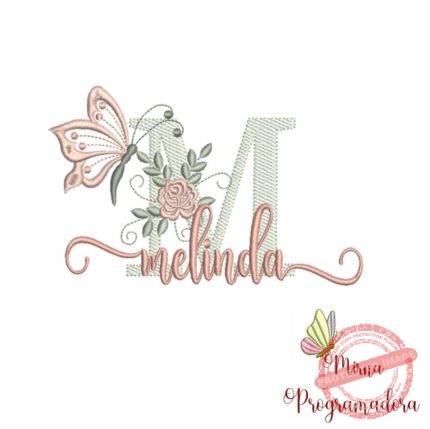 Matriz de Bordado - Nome Melinda