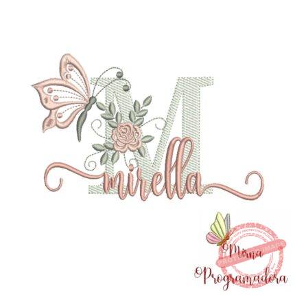 Matriz de Bordado - Nome Mirella