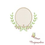 Matriz de Bordado Coleção Molduras Flores - Imagem 5