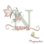 Matriz de Bordado - Nome Naomi