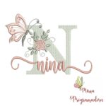 Matriz de Bordado - Nome Nina