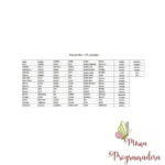 Matriz de Bordado 125 Nomes Flores - Imagem 4