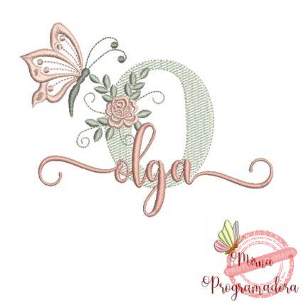 Matriz de Bordado - Nome Olga