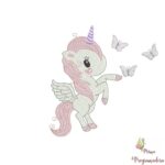 Matriz de Bordado Coleção 175 Nomes Unicornio - Imagem 3