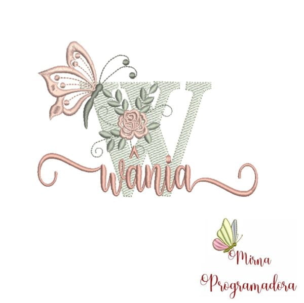 Matriz de Bordado - Nome Wânia