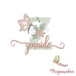 Matriz de Bordado - Nome Zenaide