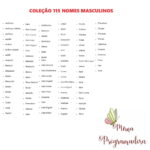 Matriz de Bordado 125 Nomes Flores - Imagem 2