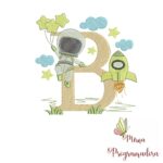 Matriz de Bordado Coleção Astronauta - Imagem 4