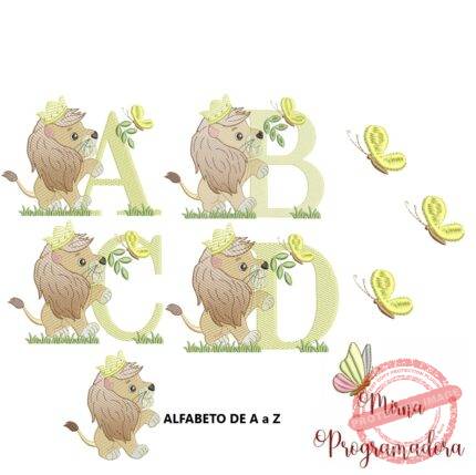 matriz-de-bordado-colecao-alfabeto-leaozinho
