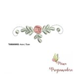 Matriz de Bordado Flores Banho - Imagem 8