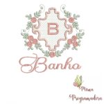 Matriz de Bordado Flores Banho - Imagem 2