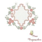 Matriz de Bordado Flores Banho - Imagem 3