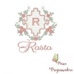 Matriz de Bordado Flores Banho - Imagem 4