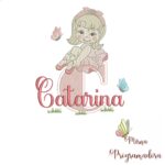 MATRIZ DE BORDADO COLECAO URSINHO AVIADOR / COLEÇÃO CAVALO / BRINDE COLECAO 100 NOMES BAILARINA - Imagem 19