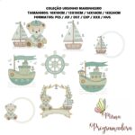 Matriz de Bordado Coleção Ursinho Marinheiro - Imagem 2
