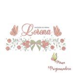 MATRIZ DE BORDADO 100 NOMES FLORES BORBOLETAS - Imagem 30