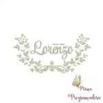 Matriz de Bordado 100 Nomes Raminhos Menina e Menino - Imagem 48