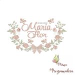 Matriz de Bordado 100 Nomes Raminhos Menina e Menino - Imagem 101