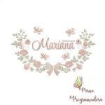 Matriz de Bordado 100 Nomes Raminhos Menina e Menino - Imagem 107