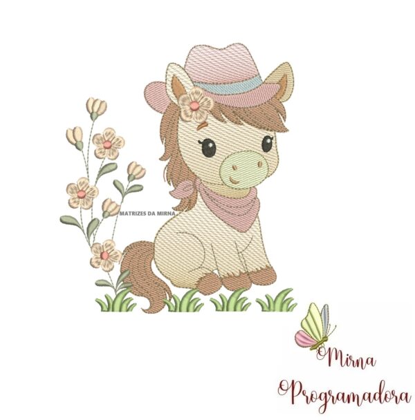 MATRIZ DE BORDADO COLEÇÃO JARDIM / COLEÇÃO ANIMAIS DA FAZENDA / E COLEÇÃO NOMES MOLDURA FLORES - Image 7