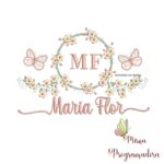 MATRIZ DE BORDADO 100 NOMES MOLDURA FLORES BORBOLETAS - Imagem 3