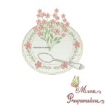 Matriz de Bordado Coleção Cozinha/ColeçãoAlfabeto ursinho abraço / Nomes cenario cavalinho na fazenda - Imagem 18