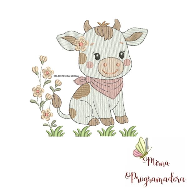MATRIZ DE BORDADO COLEÇÃO JARDIM / COLEÇÃO ANIMAIS DA FAZENDA / E COLEÇÃO NOMES MOLDURA FLORES - Image 9