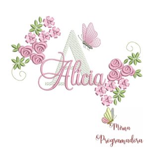 Matriz de Bordado Alícia